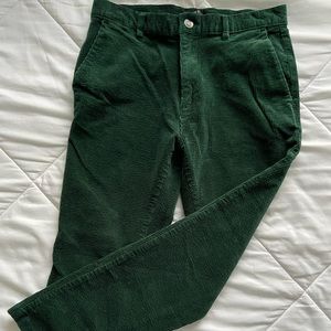 Forever 21 green corduroy pants